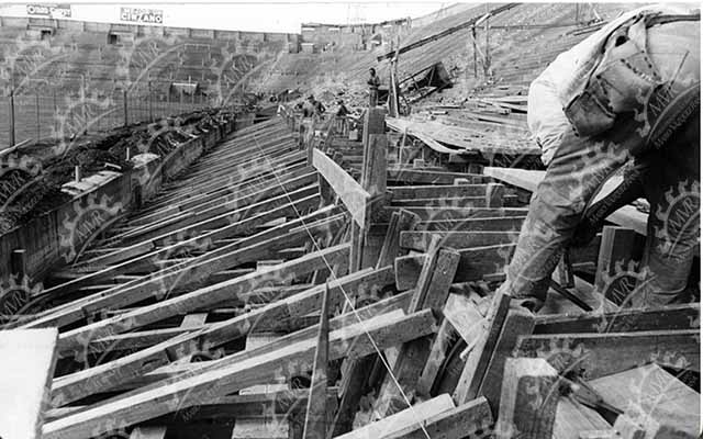 Argentina 1978 - Construcción de estadio